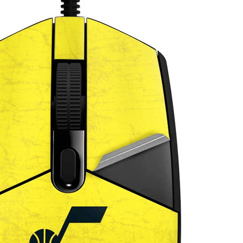 NBA Utah Jazz Yellow Texture G203 Prodigy RGB Wired Gaming Mouse Skin